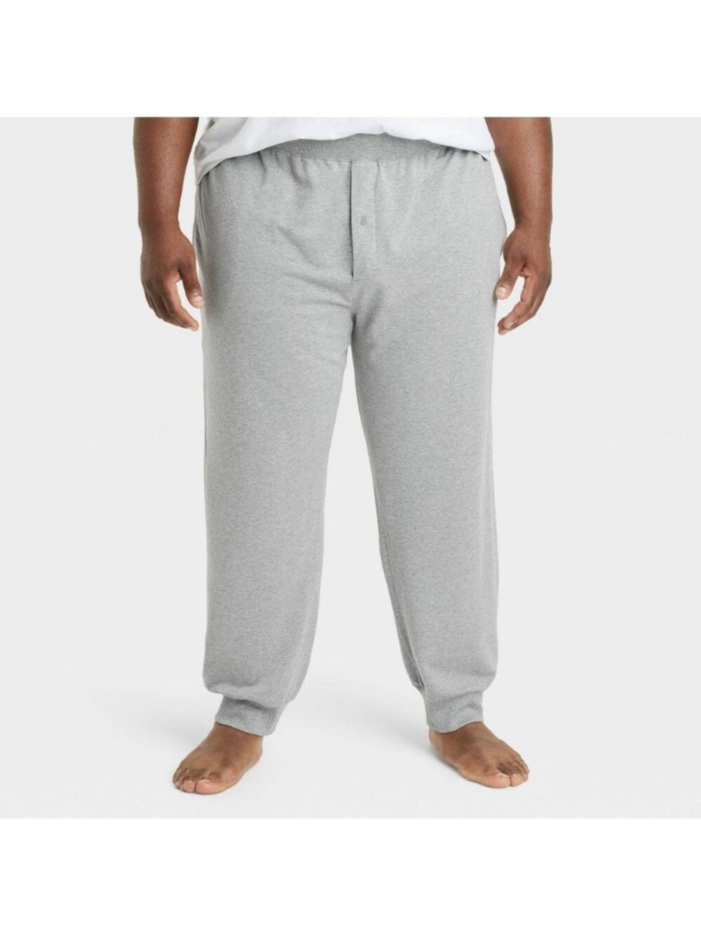 NWT Men's Big & Tall Cotton Modal Knit Jogger Pajama Pants - Goodfellow & Co 4XL